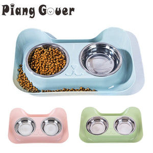 Dog Food Double Bowl