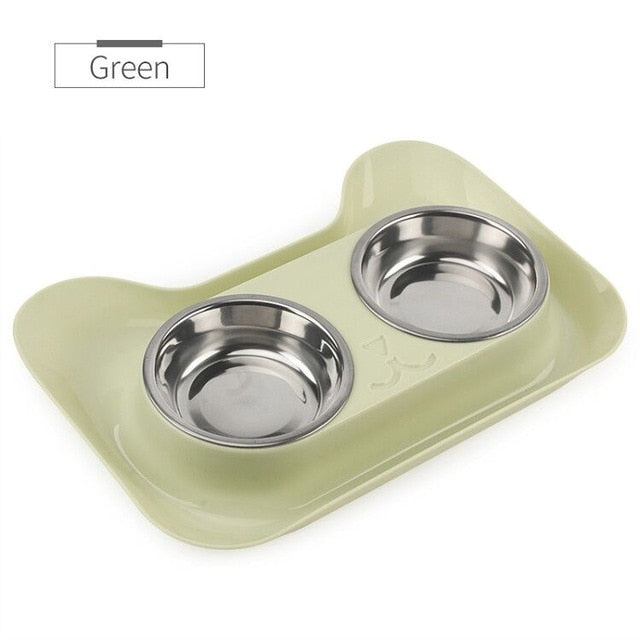 Dog Food Double Bowl