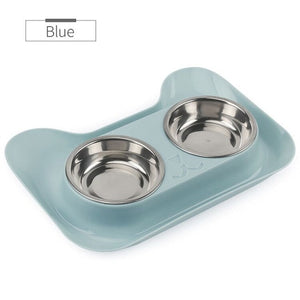 Dog Food Double Bowl